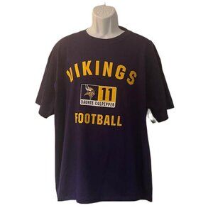 VTG NFL Players Inc Daunte Culpepper Minnesota Vikings Purple Graphic Tee XL